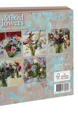 Kaartenmapje met env, vierkant: Mixed Flowers, Kenne Grégoire