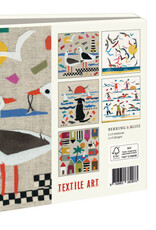 Kaartenmapje met env, vierkant: Textile Art, Jenny Frean