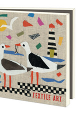 Kaartenmapje met env, vierkant: Textile Art, Jenny Frean