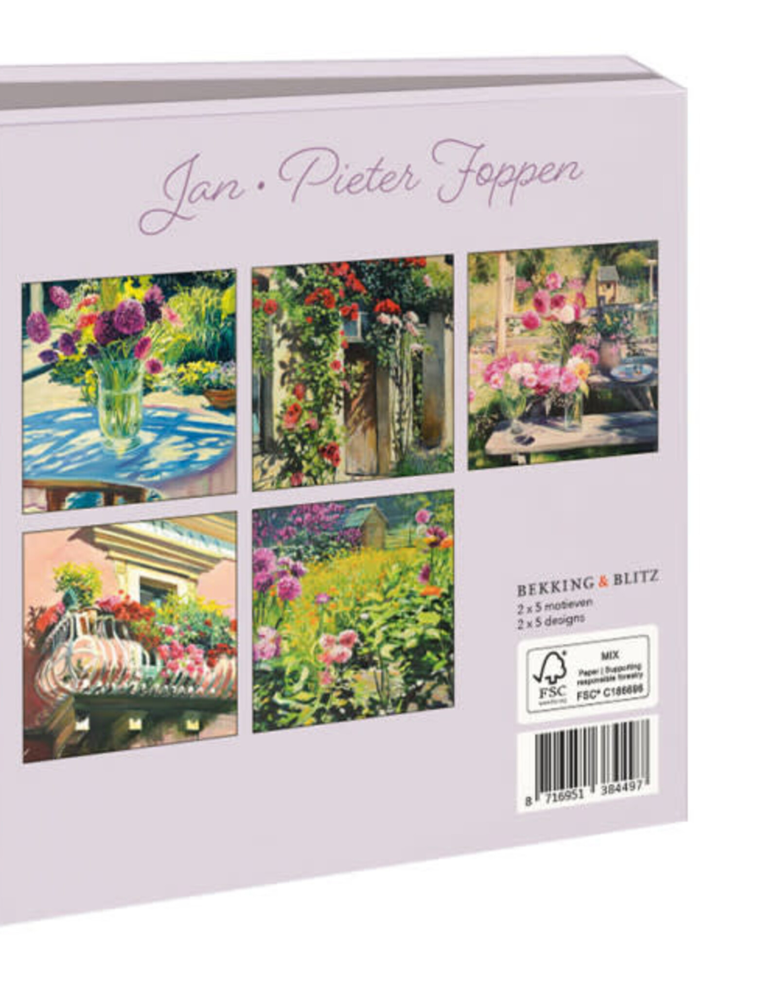 Kaartenmapje met env, vierkant: Jan Pieter Foppen