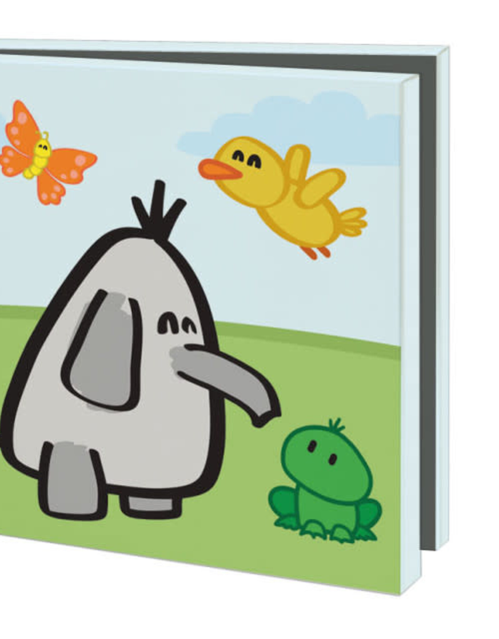 Kaartenmapje met env, vierkant: Ellie the Ellie, Art Wise