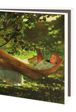 Kaartenmapje met env, vierkant: Reading in Art