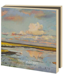 Kaartenmapje met env, vierkant: Water Landscapes, Gosse Koopmans