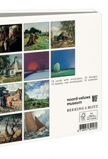 Kaartenmapje met env, vierkant: Noord-Veluws Museum