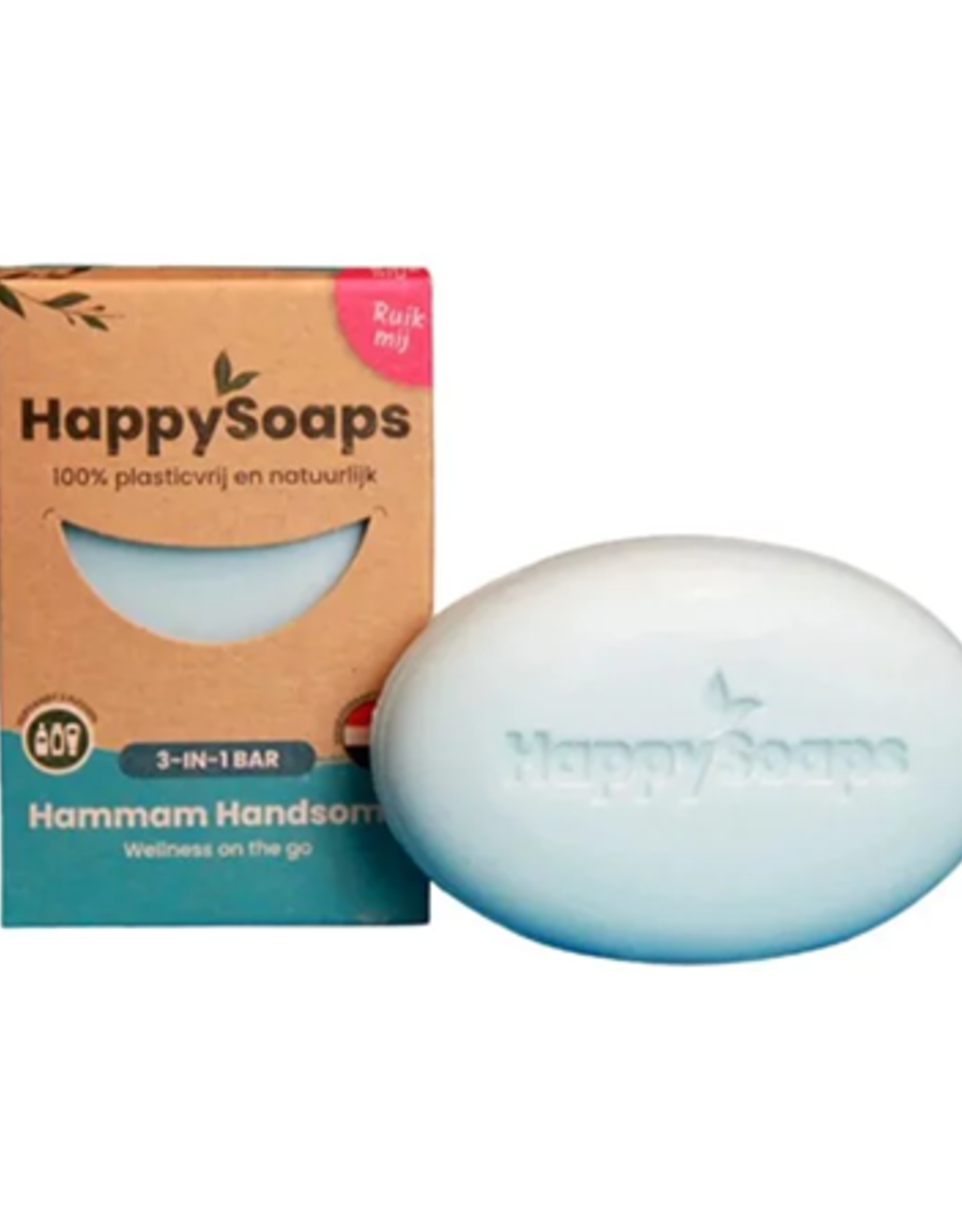 HappySoaps 3-in-1 Bar - Hammam Handsome - HappySoaps