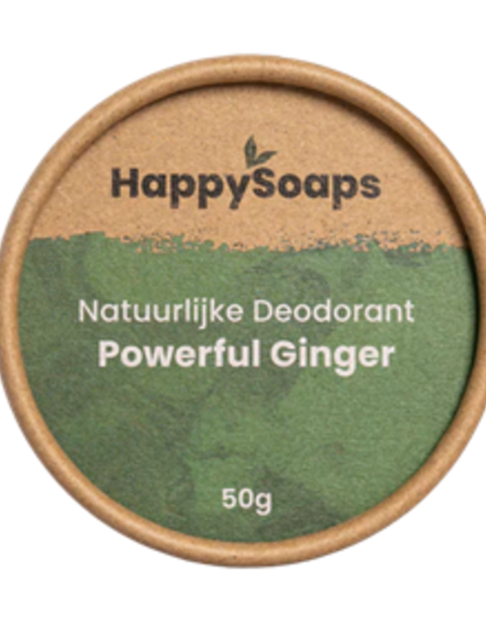 HappySoaps Deodorant Powerful Ginger 45gr - HappySoaps