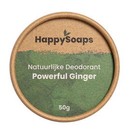 HappySoaps Deodorant Powerful Ginger 45gr - HappySoaps