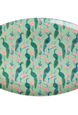 Rice Bord ovaal Melamine met Peacock Power Print - Rice