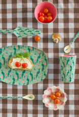 Rice Bord ovaal Melamine met Peacock Power Print - Rice