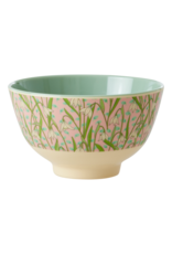 Rice Kom Melamine Small met Snowdrop Print - Rice