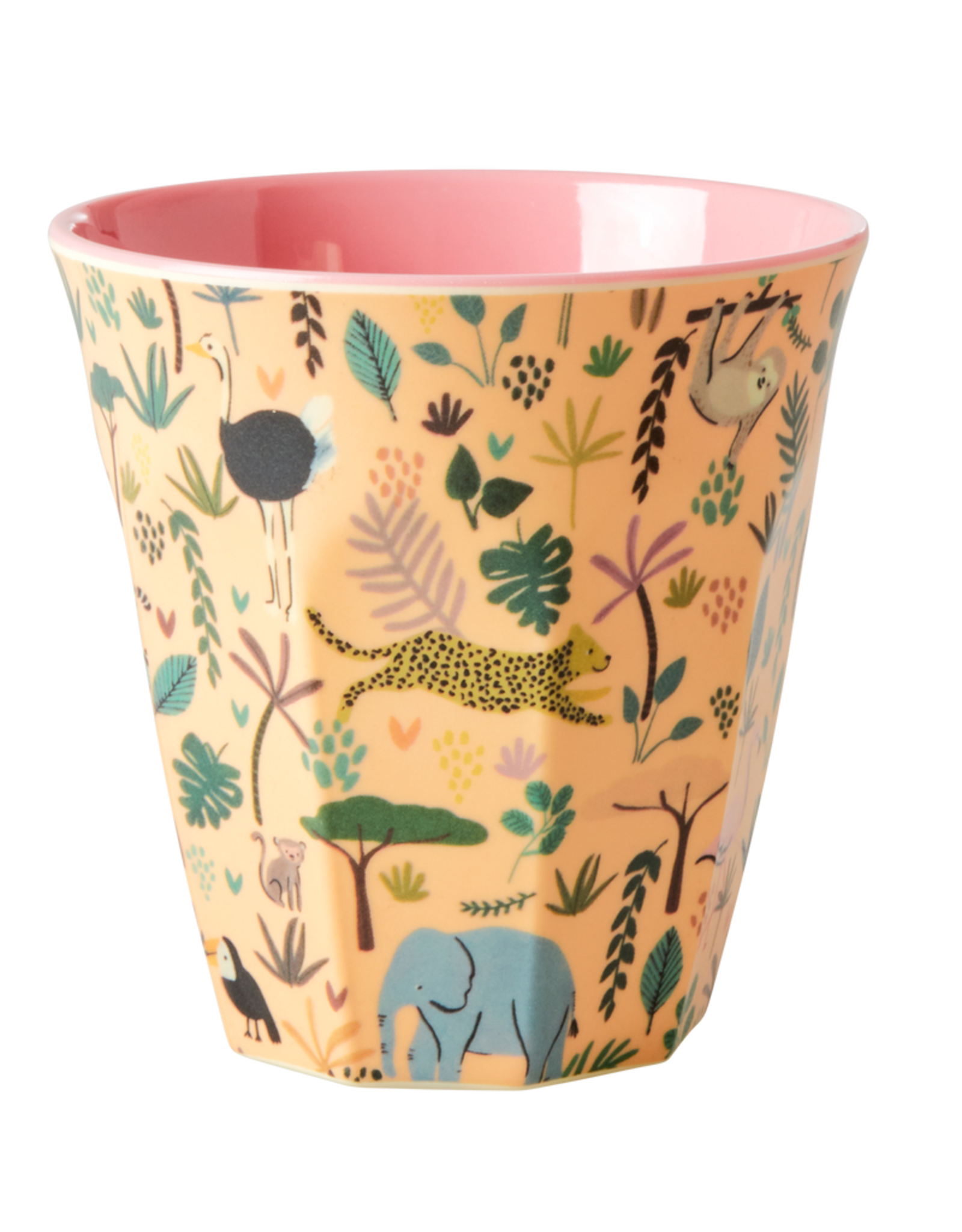 Rice Set Medium Melamine Bekers roze - Rice