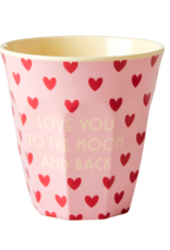 Rice Set Medium Melamine Bekers roze - Rice