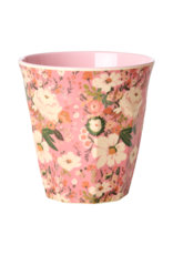 Rice Beker Melamine met Allison Flower Print - Rice