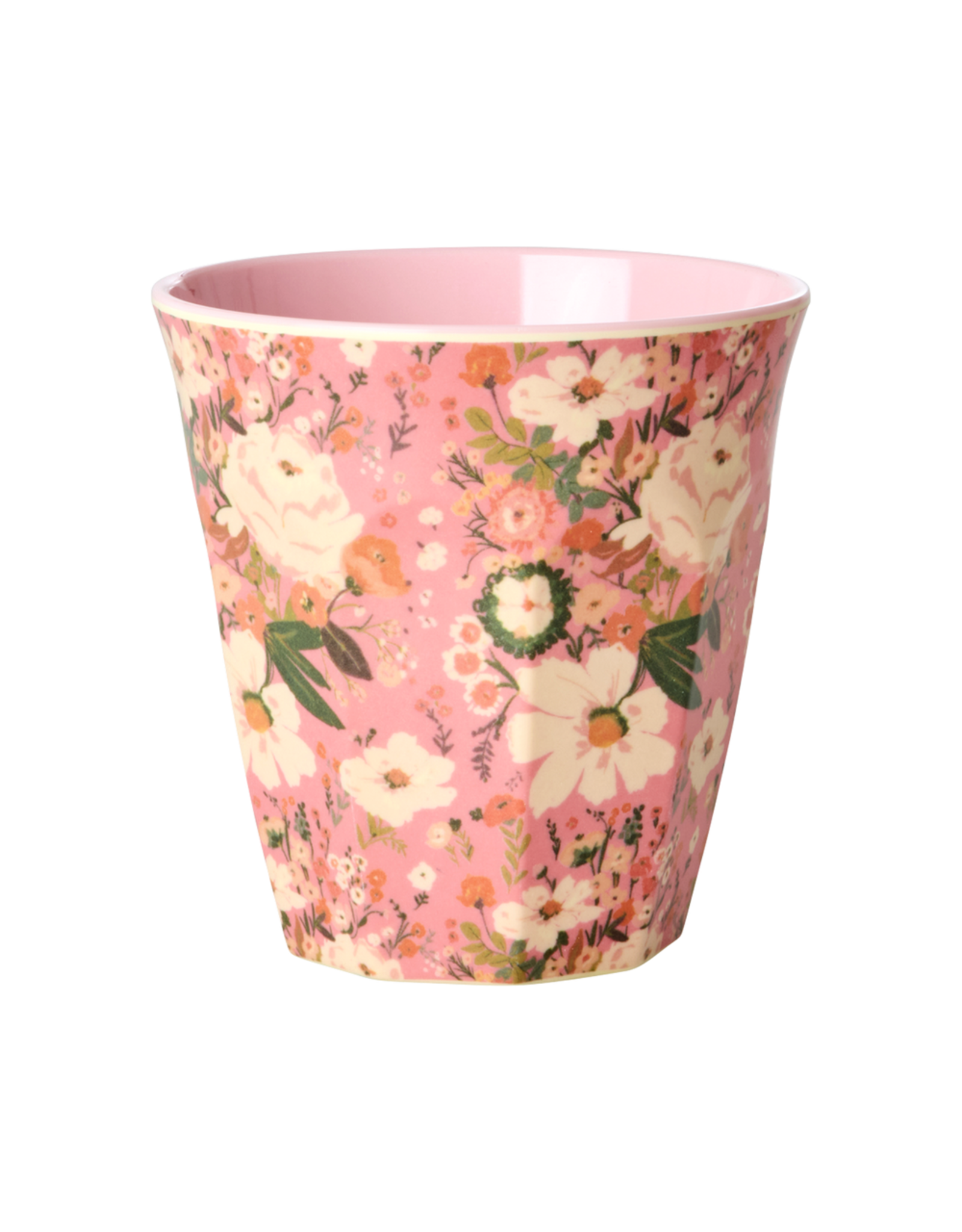 Rice Beker Melamine met Allison Flower Print - Rice