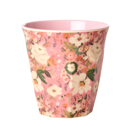 Rice Beker Melamine met Allison Flower Print - Rice