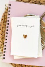 Pin "Jij hebt een hartje van goud" (incl envelop)
