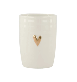 Zusss Koffiemok Hartje wit/goud - Zusss