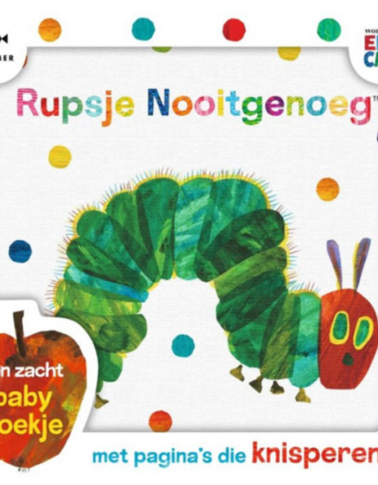 Rupsje Nooitgenoeg - stoffen boekje in cadeaudoos