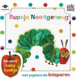 Rupsje Nooitgenoeg - stoffen boekje in cadeaudoos