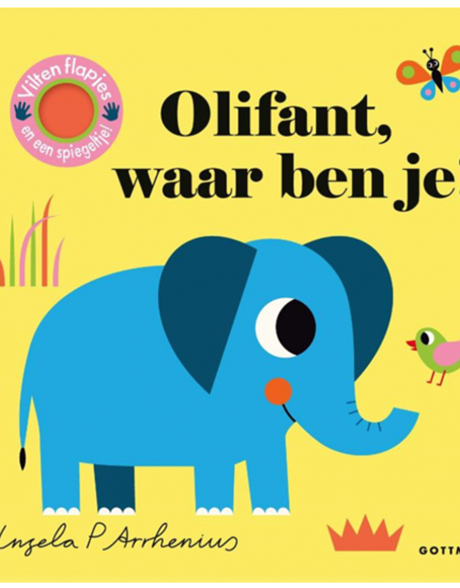 Olifant, waar ben je? - Met vilten Flapjes en een spiegeltje