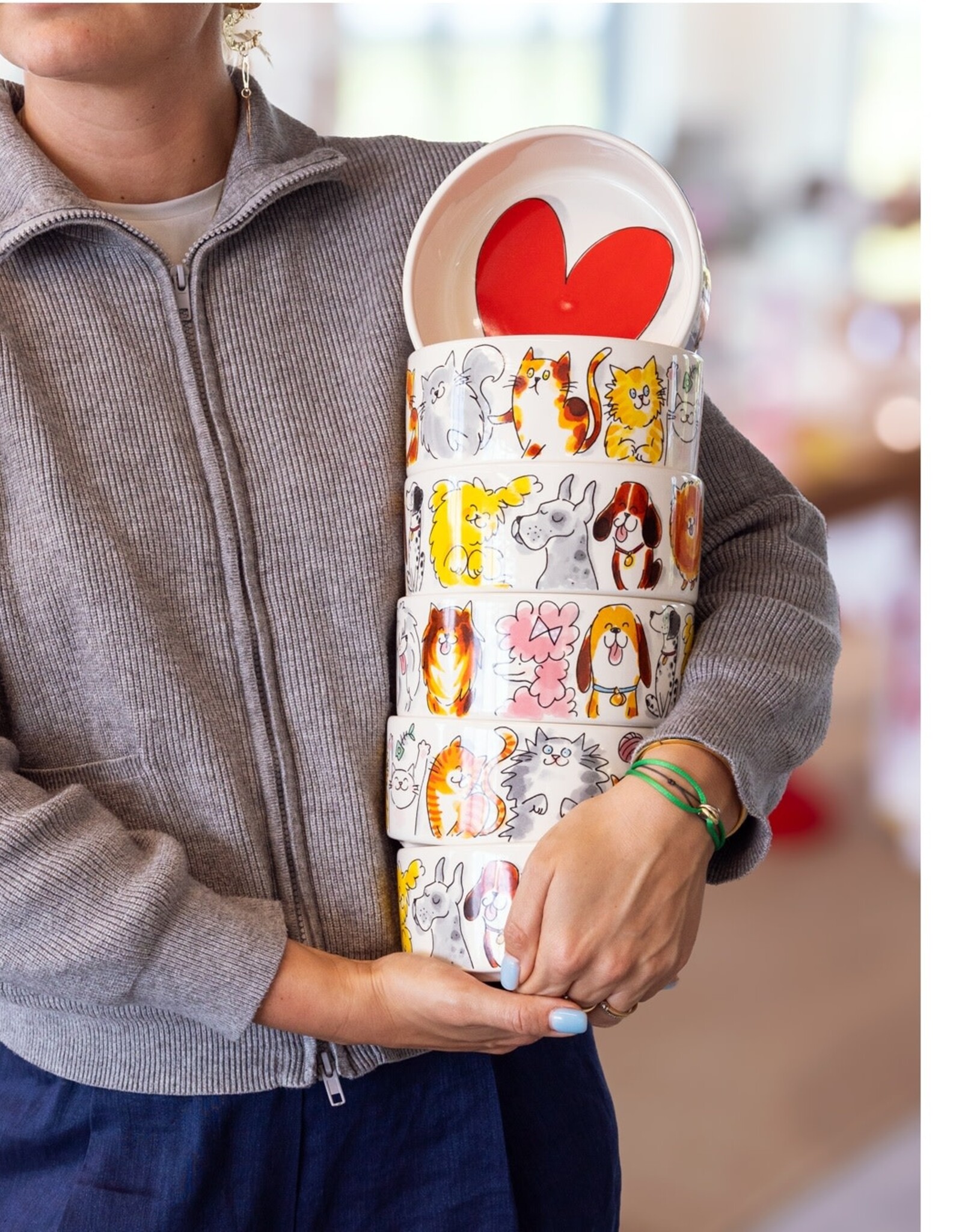 Blond Amsterdam Voerbak Dog 15,5cm - Blond Amsterdam