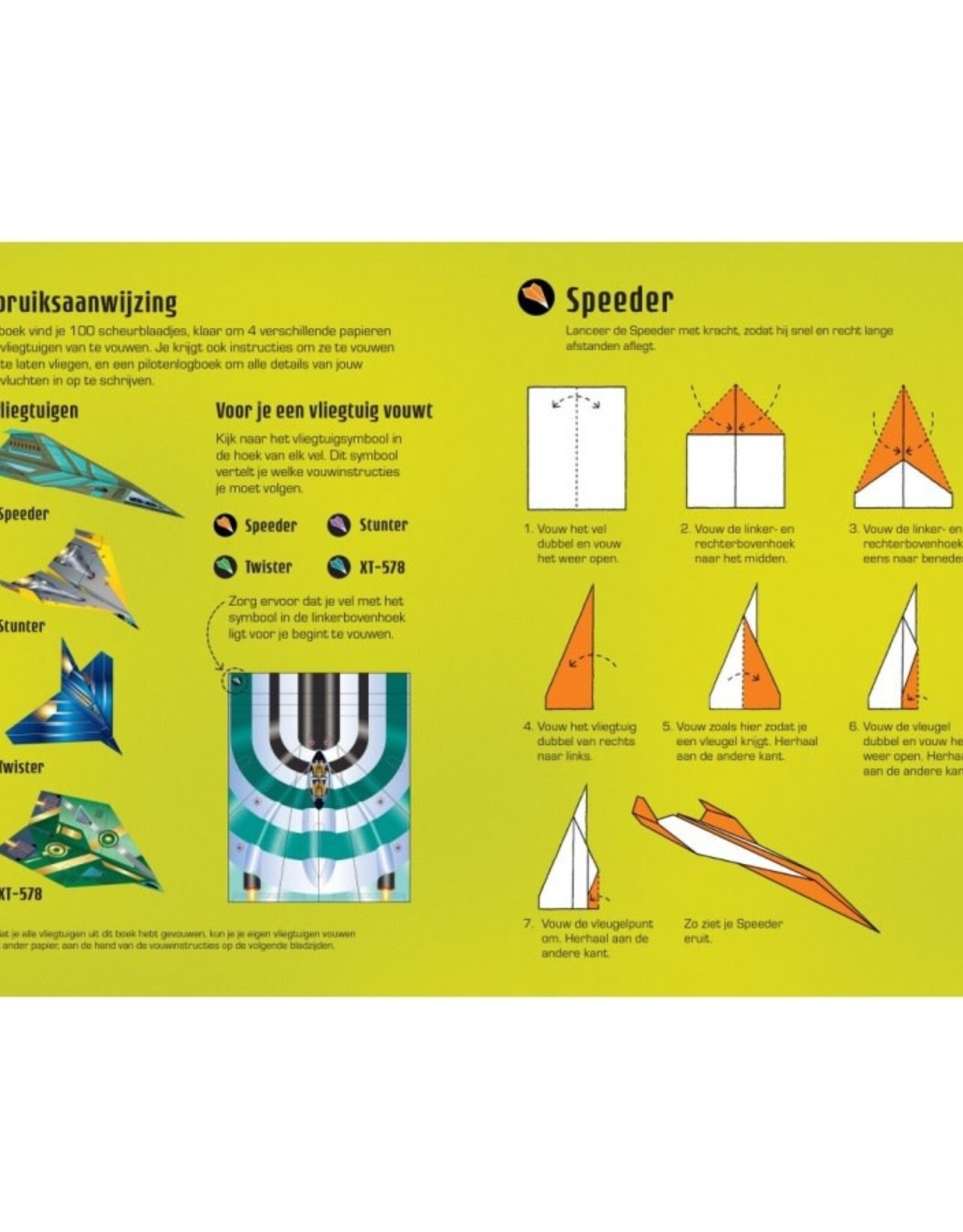 Vouwen en Vliegen - 100 super vliegtuigen - Usborne