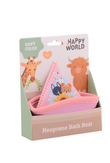Badbootje (Neoprene) roze - Happy World