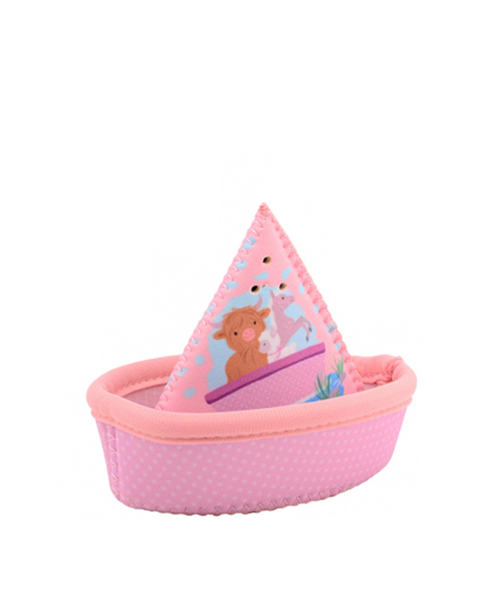 Badbootje (Neoprene) roze - Happy World