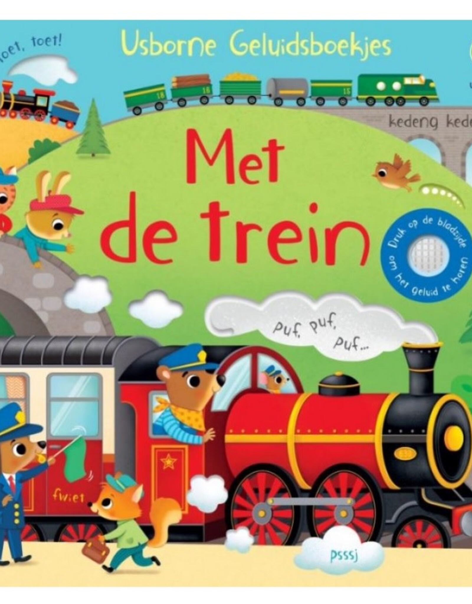 Met de trein (Geluidenboek) - Usborne
