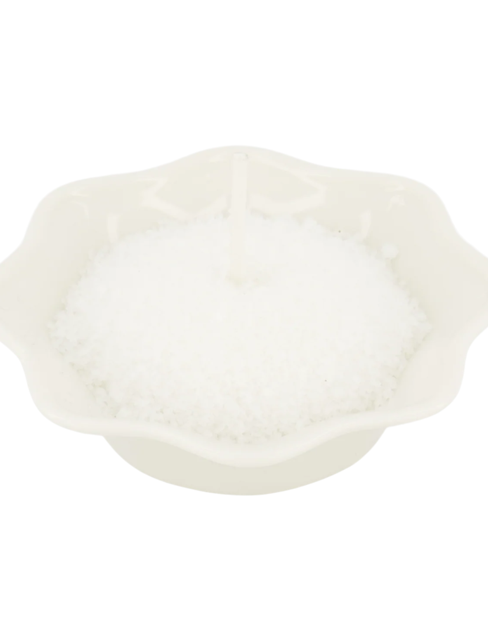 Zusss Waxinelichthouder Keramiek Schulp wit - Zusss