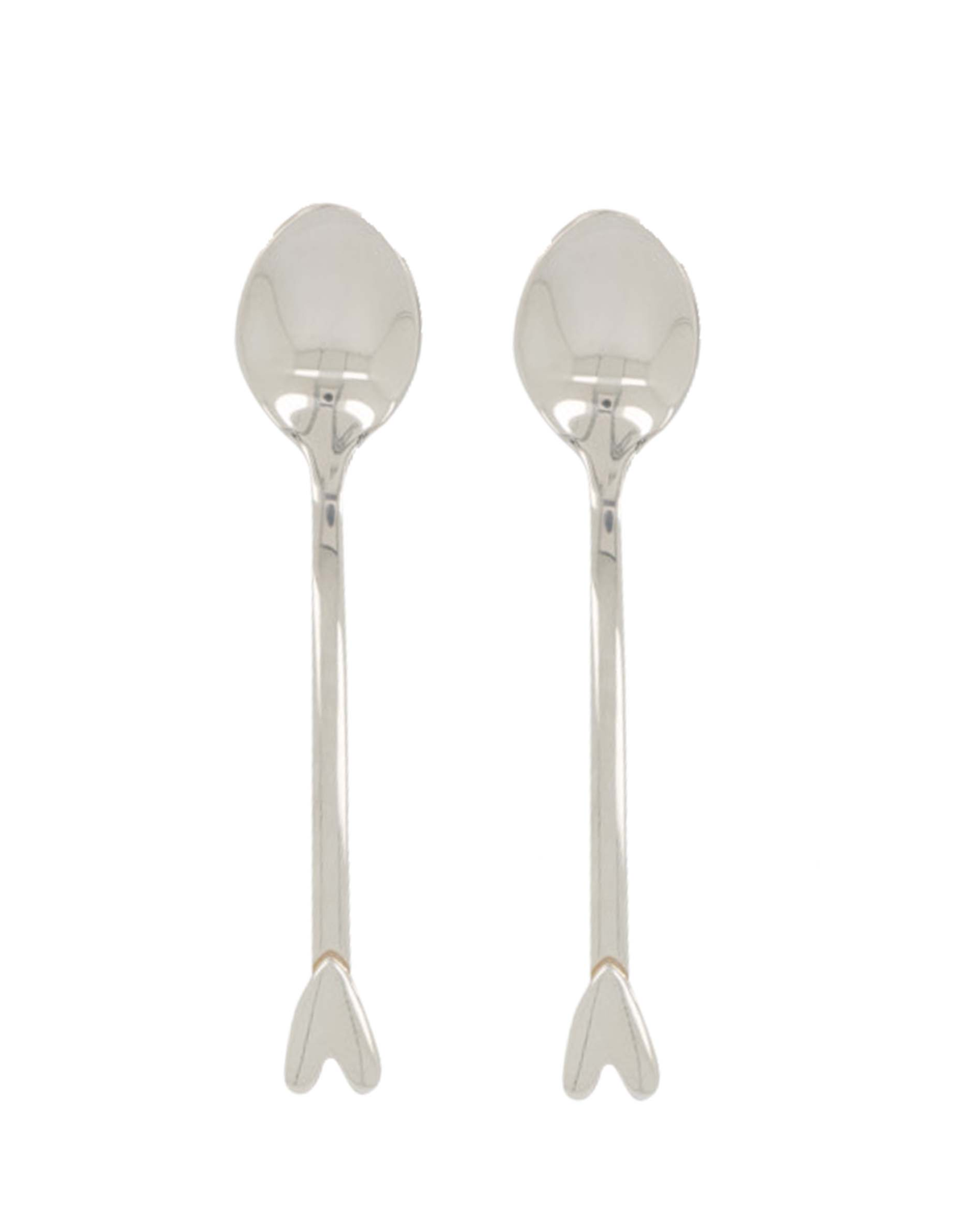 Zusss Set van 2 Lepels Hartje zilver - Zusss
