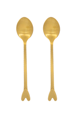 Zusss Set van 2 Lepels Hartje goud - Zusss