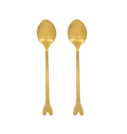 Zusss Set van 2 Lepels Hartje goud - Zusss