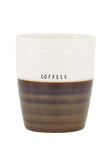 Zusss Koffiemok Coffee wit/bruin - Zusss