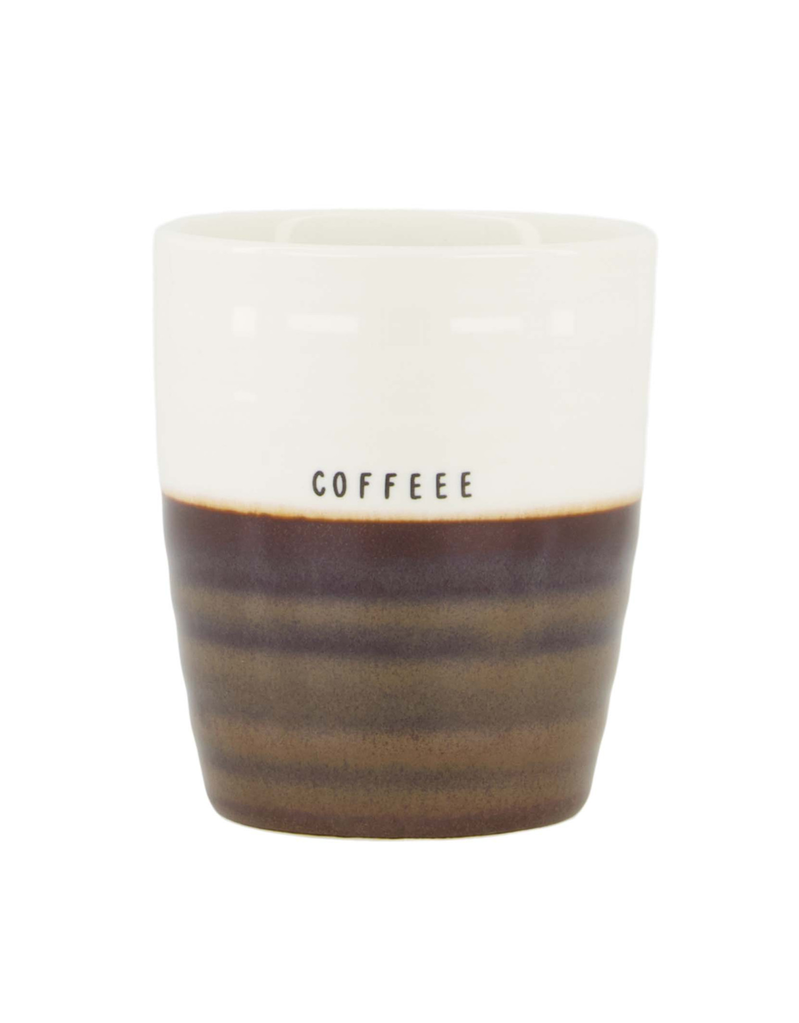 Zusss Koffiemok Coffee wit/bruin - Zusss