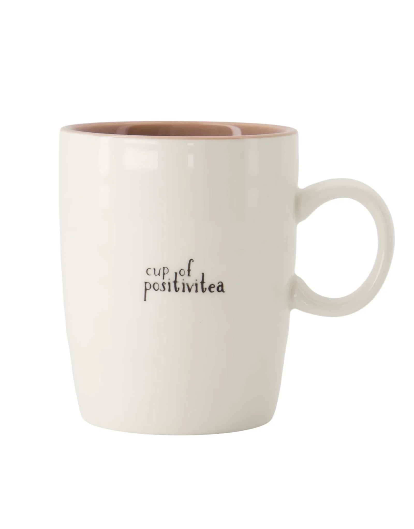 Zusss Theemok Cup of Positivitea wit/lila/zwart - Zusss