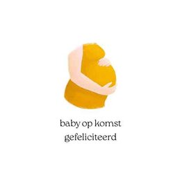 Baby Op Komst Gefeliciteerd - Wenskaart Cosi