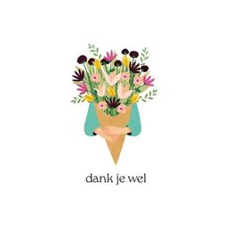 Dank je wel - Wenskaart Cosi