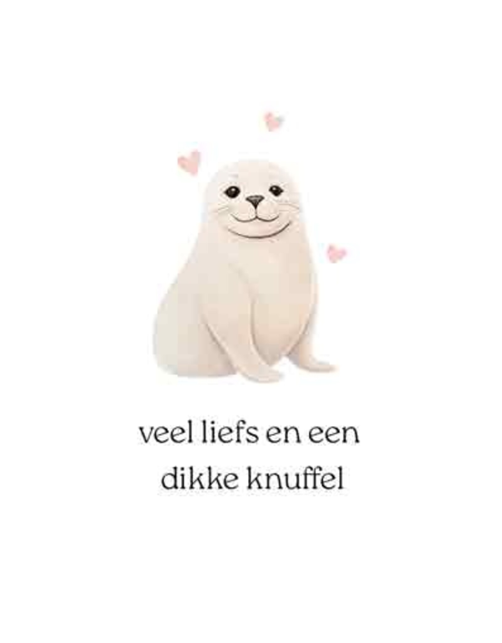Veel Liefs en een Dikke Knuffel - Wenskaart Cosi