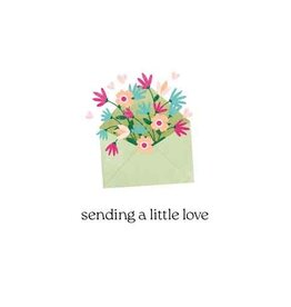 Sending a Little Love - Wenskaart Cosi