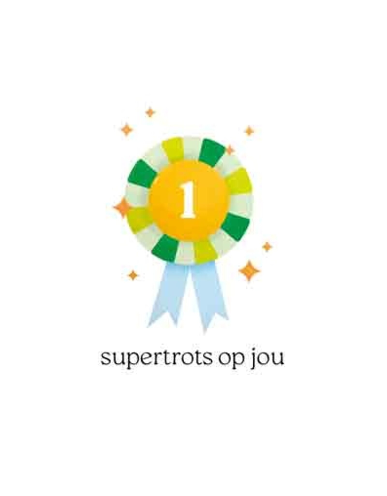 Supertrots op jou - Wenskaart Cosi