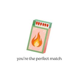 You're the Perfect Match - Wenskaart Cosi