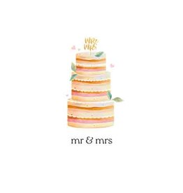 Mr & Mrs - Wenskaart Cosi