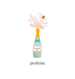 Proficiat - Wenskaart Cosi
