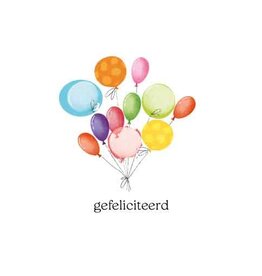 Gefeliciteerd - Wenskaart Cosi