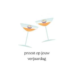 Proost op jouw verjaardag - Wenskaart Cosi