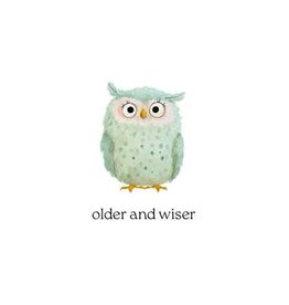 Older and Wiser - Wenskaart Cosi