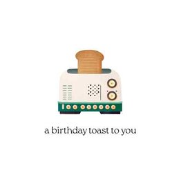 A Birthday toast to you - Wenskaart Cosi