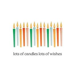 Lots of Candles Lots of Wishes - Wenskaart Cosi