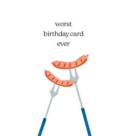 Worst Birthday Card Ever - Wenskaart Cosi